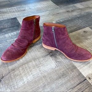 Women’s Korks booties (burgundy/wine/Bordeaux color)